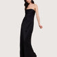 Gloria Column Maxi Dress | Black