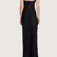 Gloria Column Maxi Dress | Black