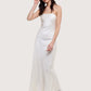 Gloria Column Maxi Dress | Pearl