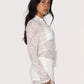 Lace Button Up Top