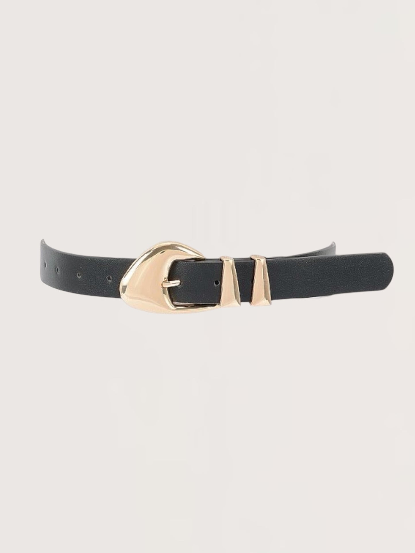 Gia Gold Buckle Belt