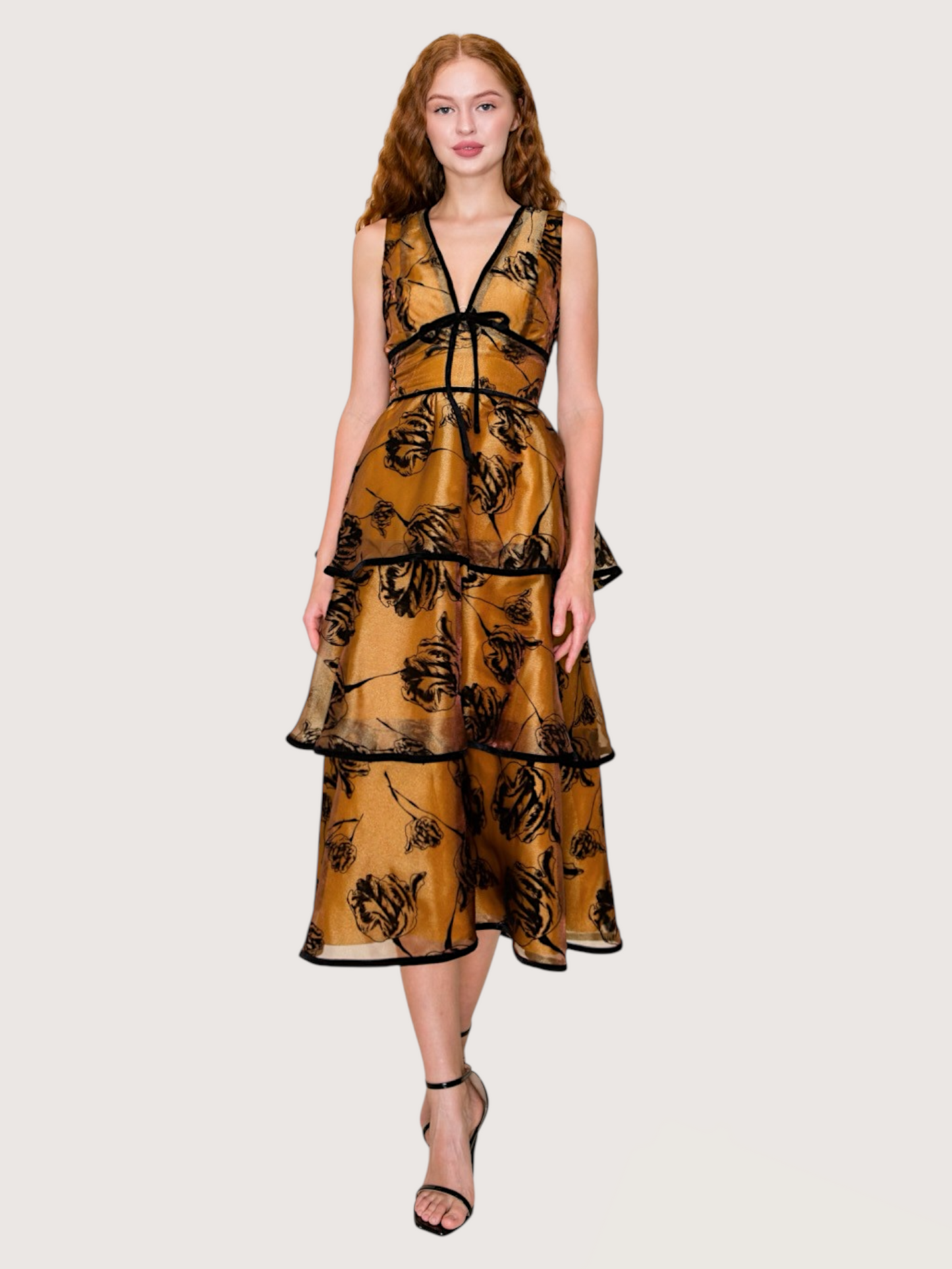 Rose Multi Teired Dress