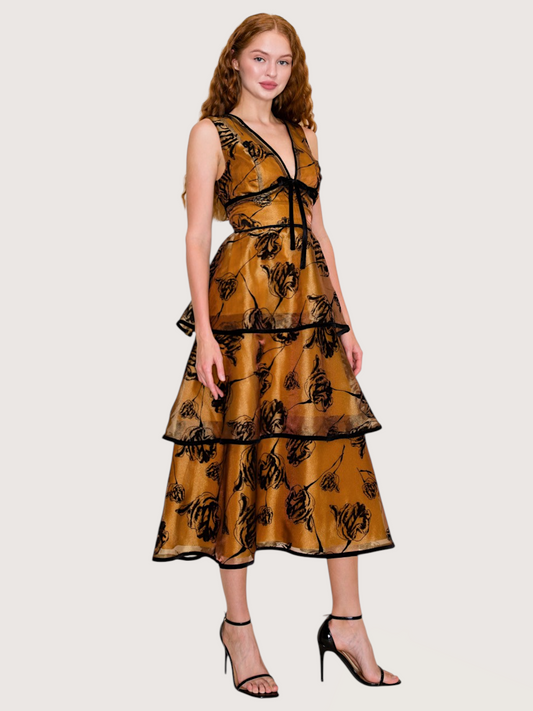 Rose Multi Teired Dress