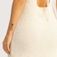 High Neck Knit Dress | Cream