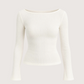 Variegated Rib LS Top