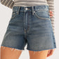 Raw Hem Denim Short