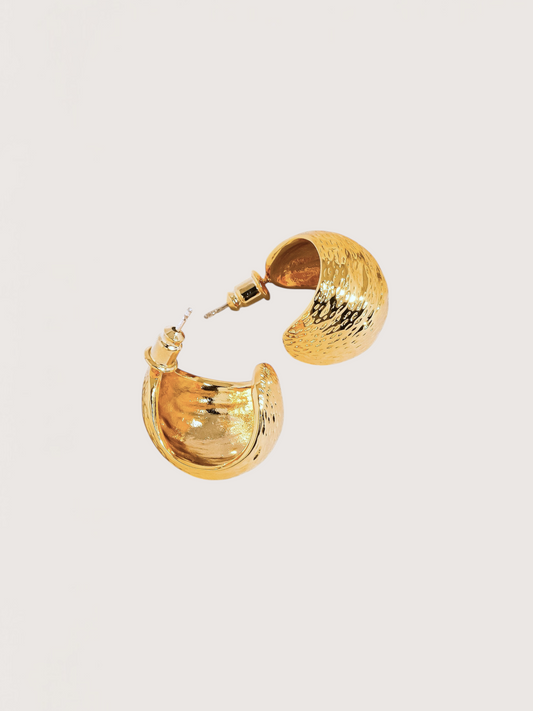 Textured Round Hoop
