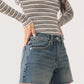 Raw Hem Denim Short
