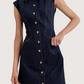 Button Up Denim Dress