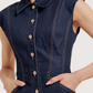 Button Up Denim Dress