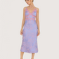 Eyelash Lace Midi Dress