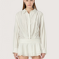 Ruffled Trim Mini Romper