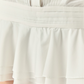 Ruffled Trim Mini Romper