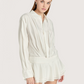 Ruffled Trim Mini Romper
