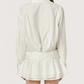 Ruffled Trim Mini Romper