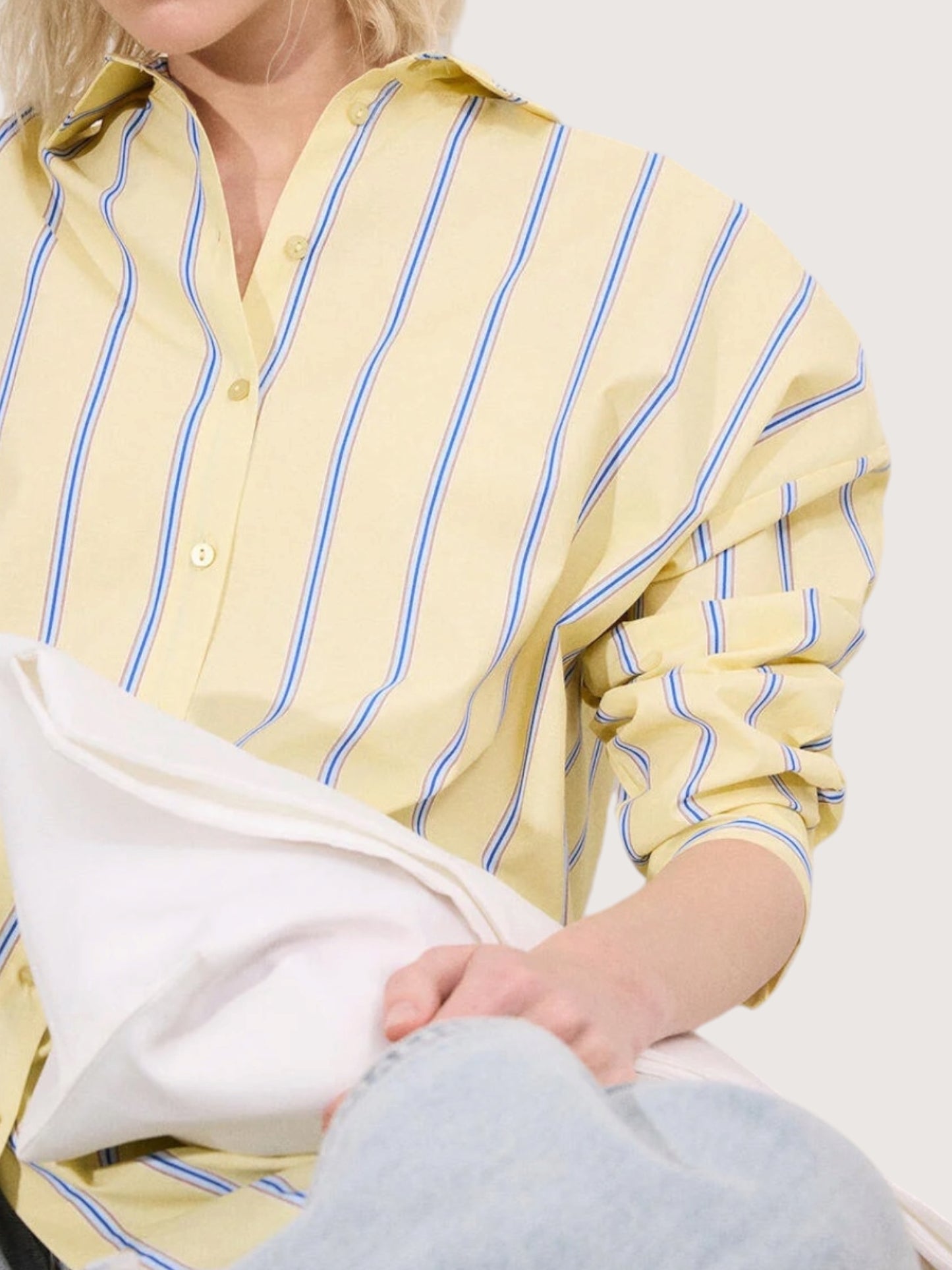 Relaxed Striped Tunic Top