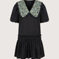 Floral Collar Mini Dress