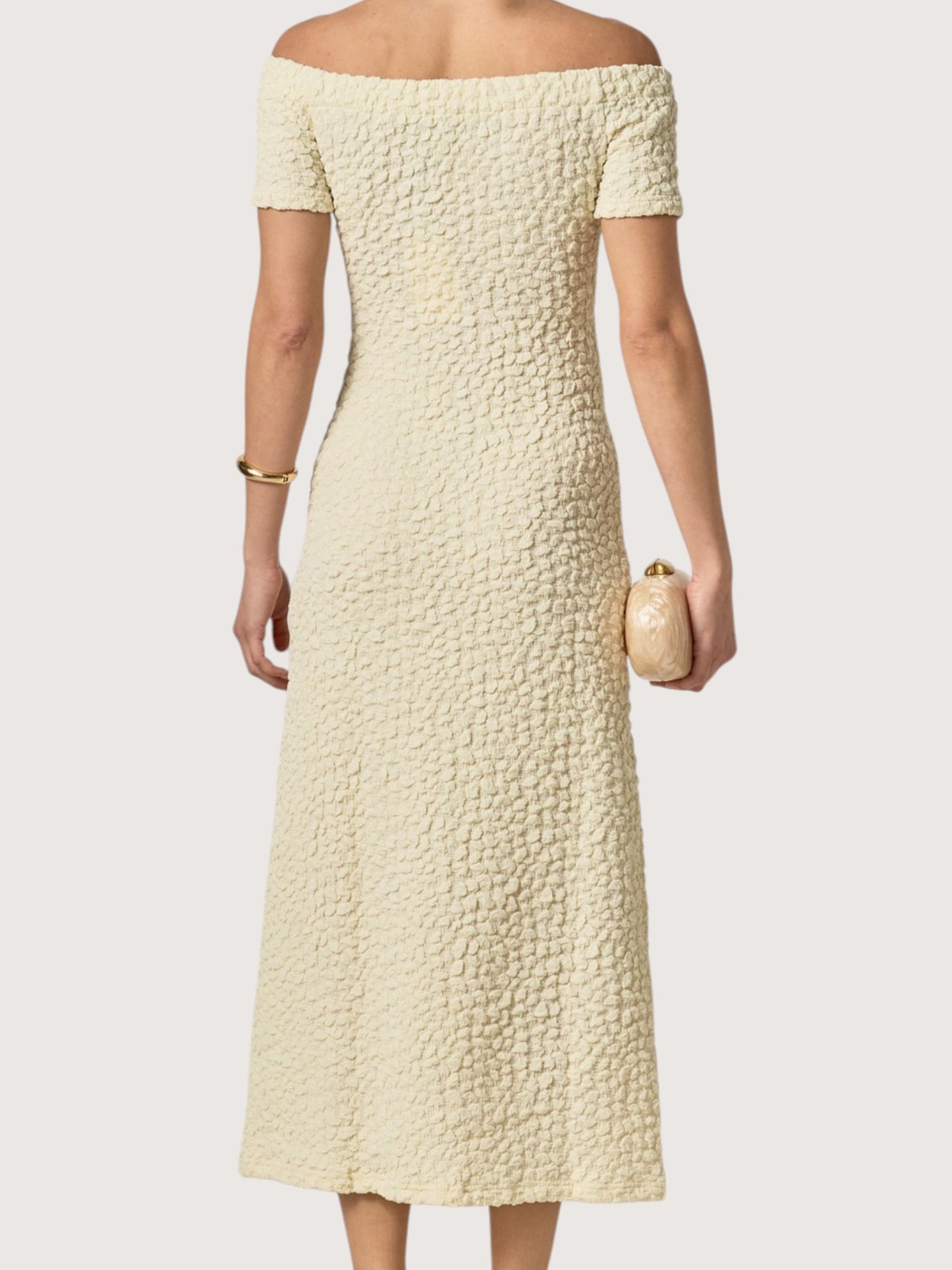 Chloe Textured Midi Dress