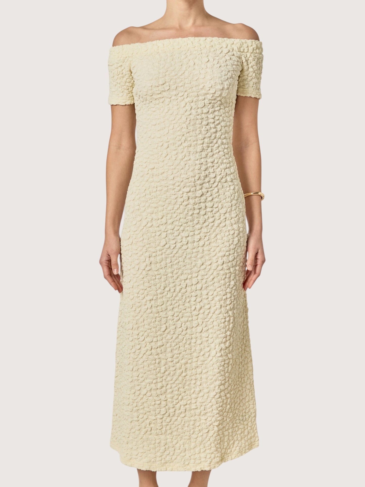 Chloe Textured Midi Dress