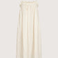 Crinkle Column Dress | Cream
