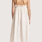 Crinkle Column Dress | Cream
