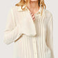 Lace Trim Pintuck Blouse
