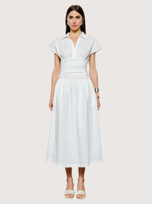 Cairo Collared Midi Dress