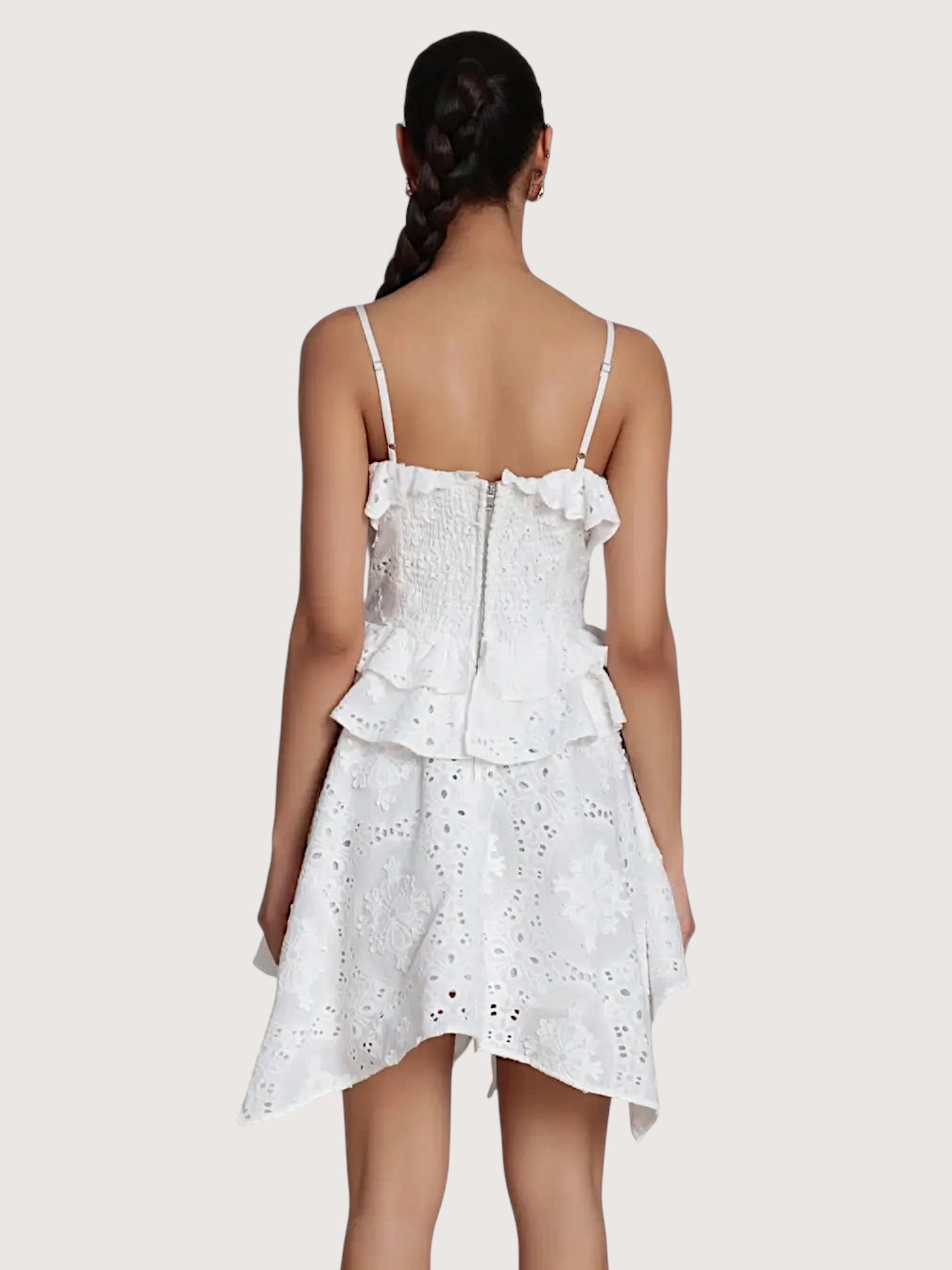 Broderie Embroidered Dress