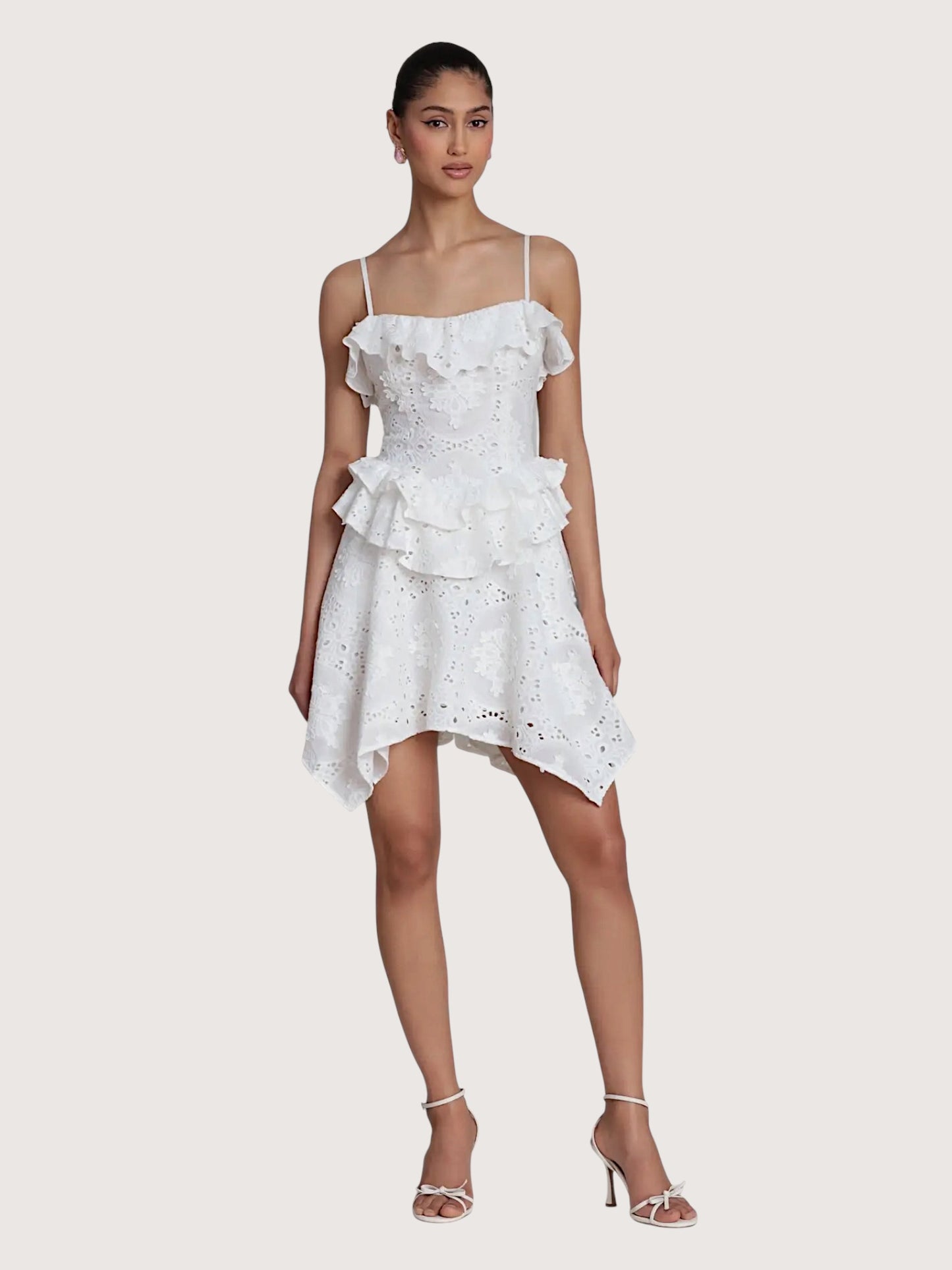 Broderie Embroidered Dress