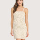 Crochet Column Mini Dress