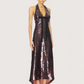 Greta Sequin Halter Dress