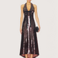 Greta Sequin Halter Dress