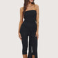 Side Wrap Capri Romper