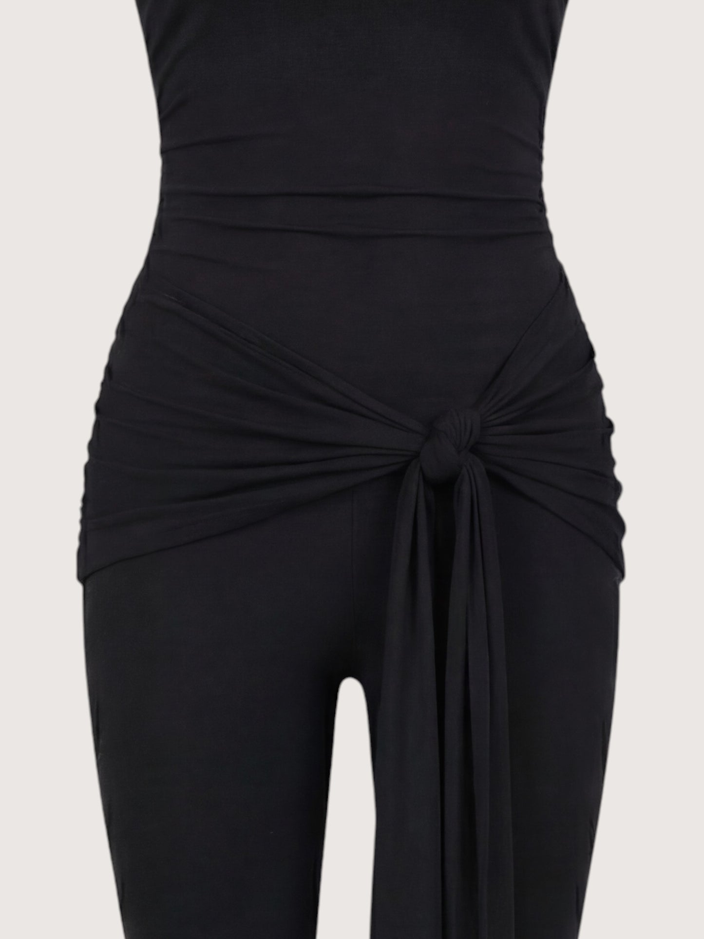 Side Wrap Capri Romper