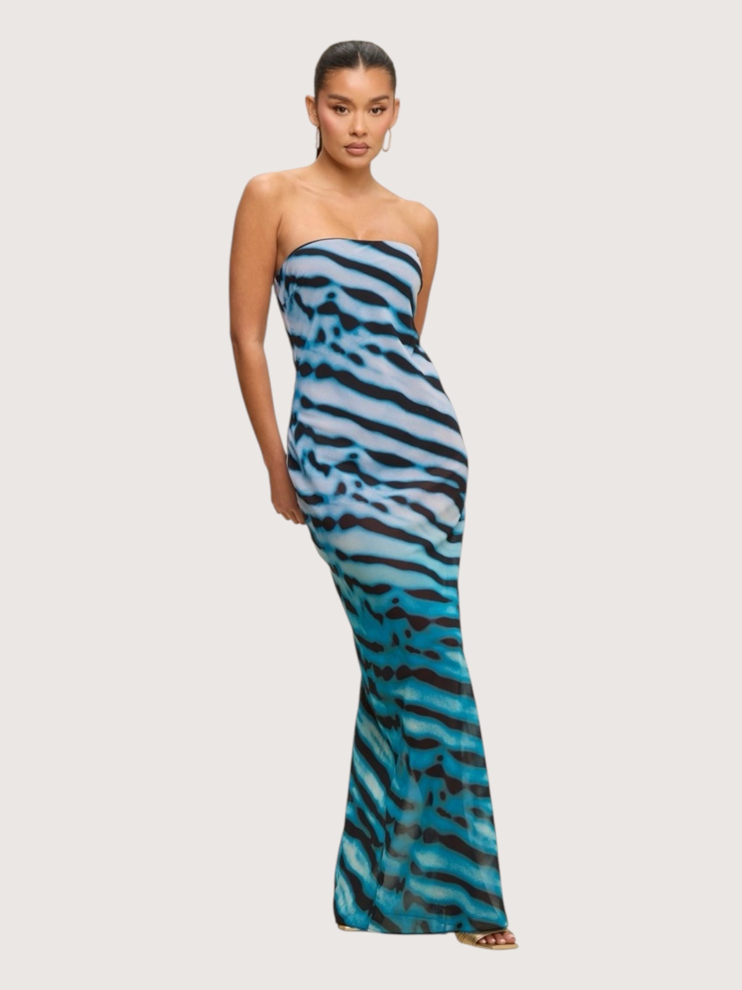 Jewel Bodysuit Maxi Dress