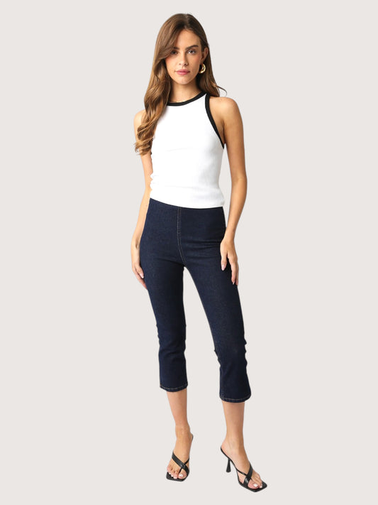 Denim Capri Pant