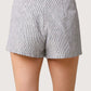 Striped Linen Shorts
