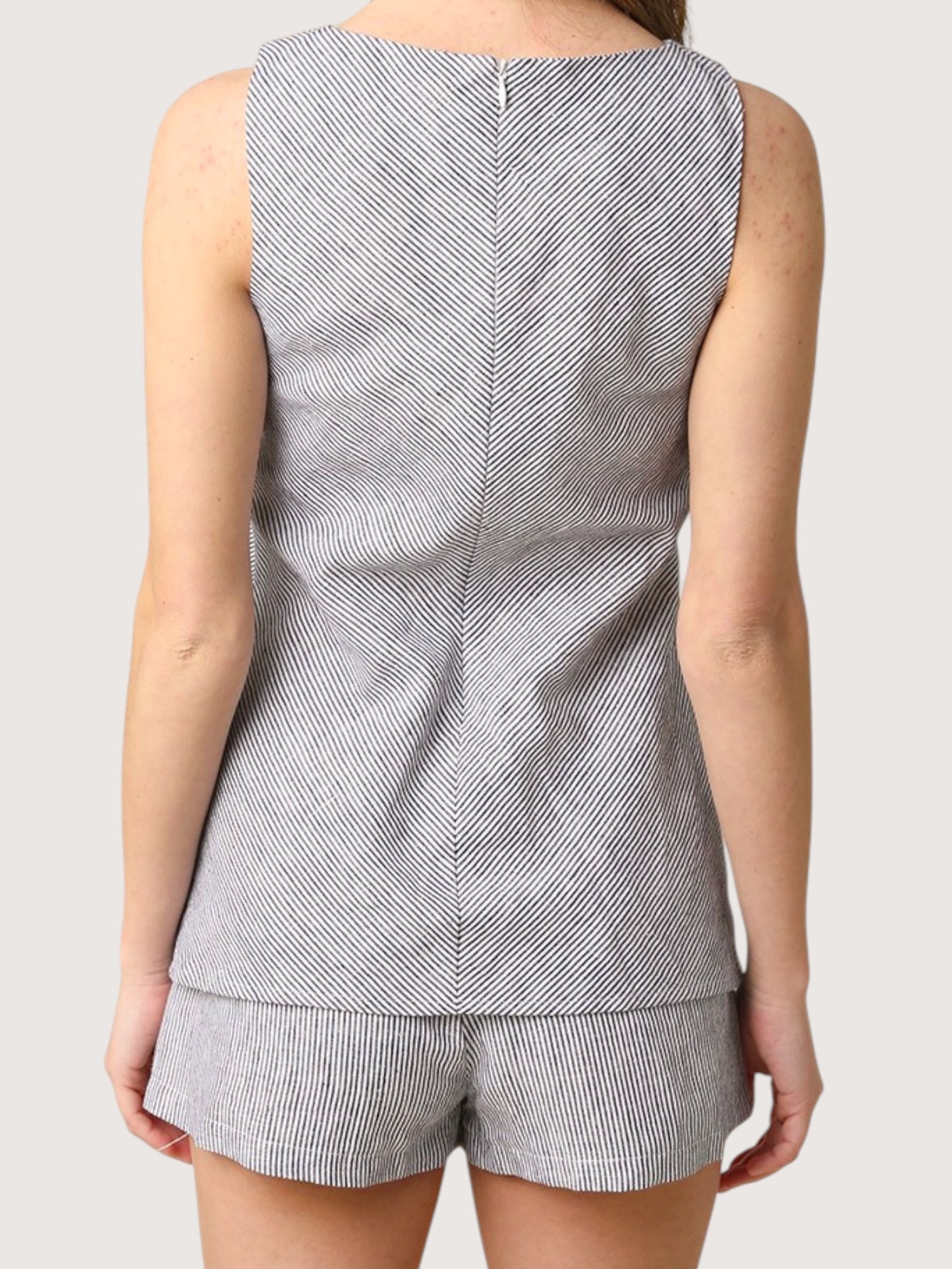 Striped Linen Top