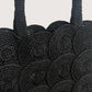 Top Handle Raffia Tote