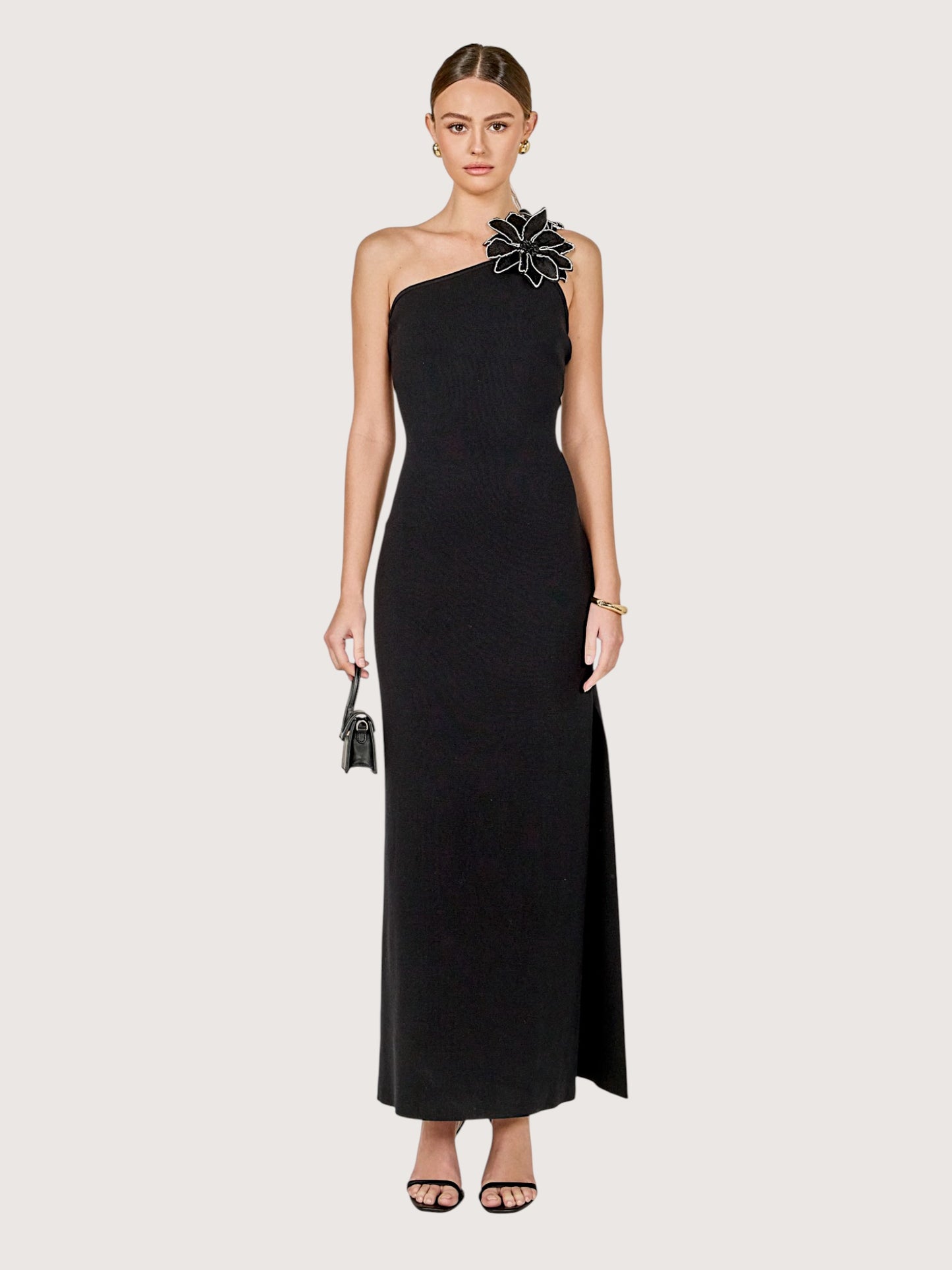 Cassia Beaded Flower Dress