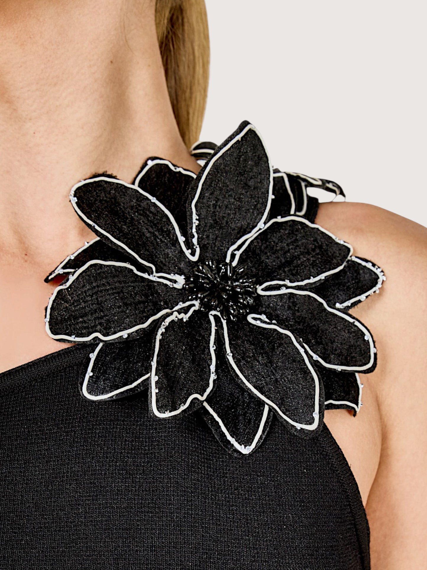 Cassia Beaded Flower Dress