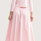 Cardigan and Skirt Set | Pink