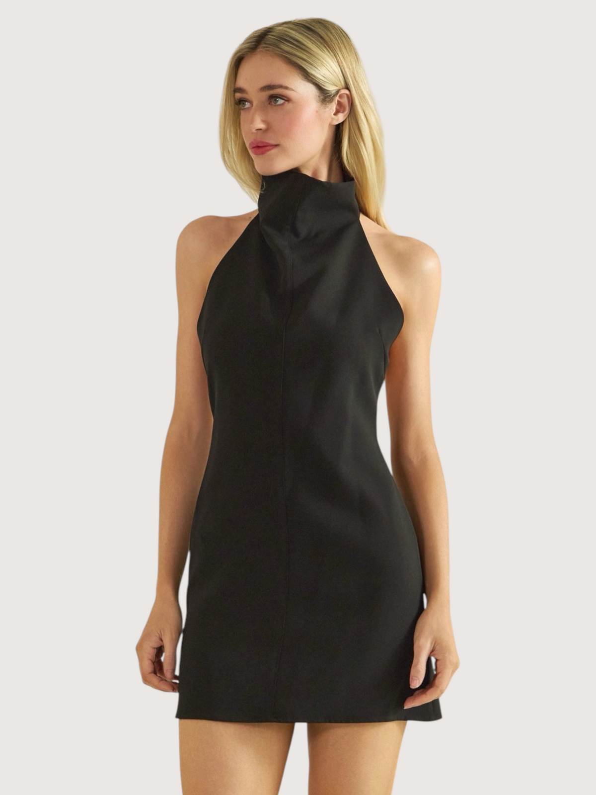 Open Back Mini Dress