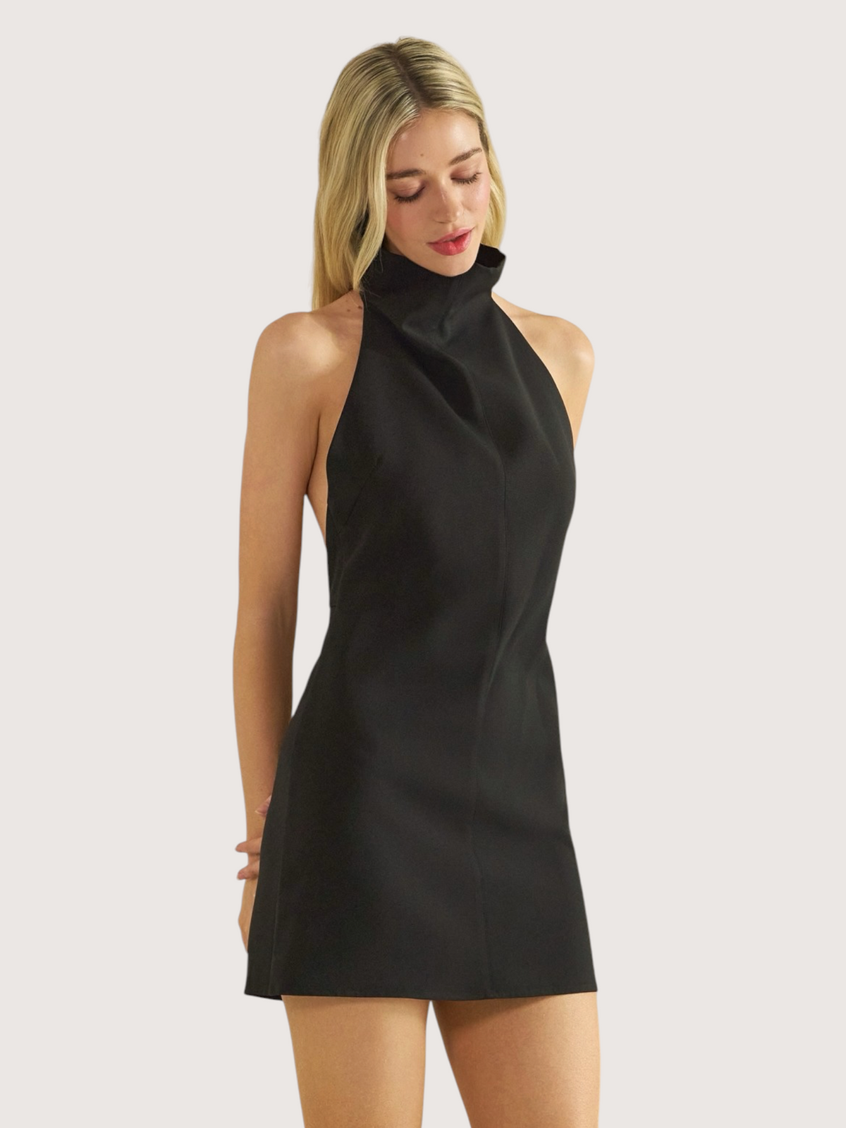 Open Back Mini Dress