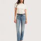 High Rise Straight Denim