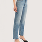 High Rise Straight Denim