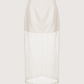 Sheer Overlay Midi Skirt