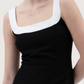 Contrast Trim Dress