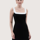 Contrast Trim Dress