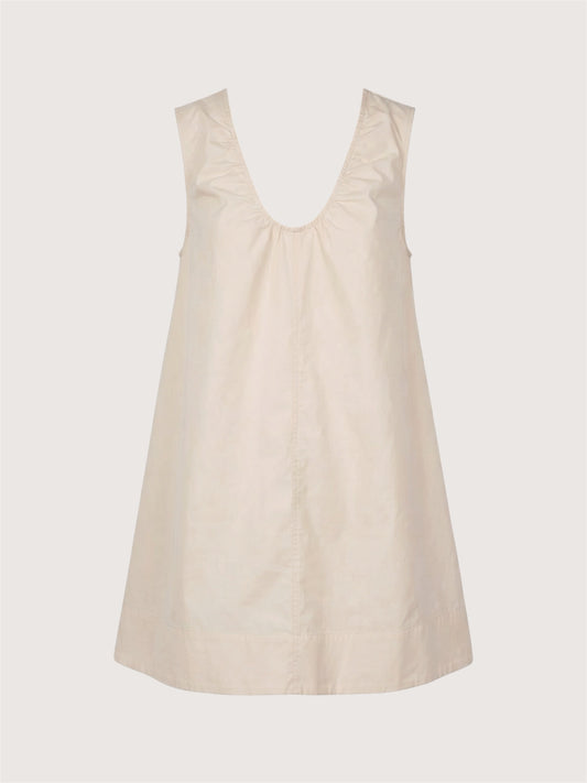 Scoop Neck Mini Dress | Khaki